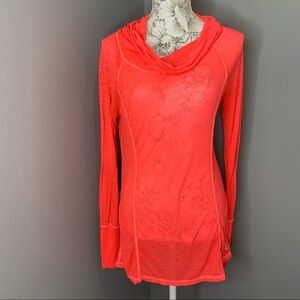 Reebok Performance Workout Top Neon Pink Medium